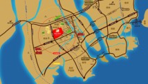 奥园金坭湾交通区域图