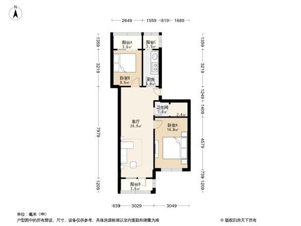 晾果厂3号院户型图