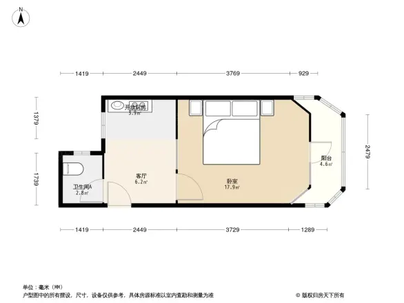 三庙大院户型图