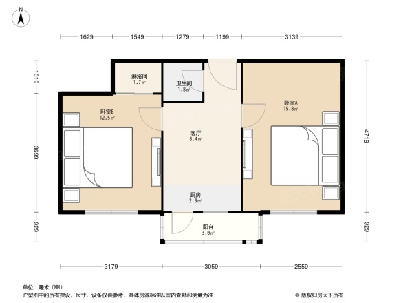 万寿路1号院户型图