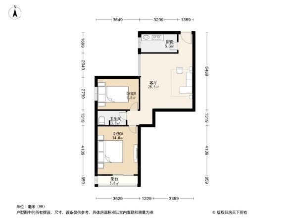 同仁园户型图