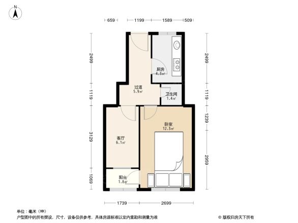 机场南路东里户型图