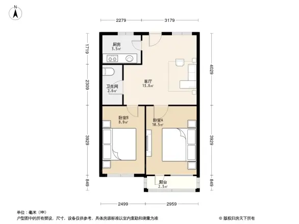 芳古园二区户型图