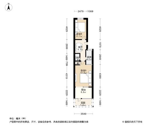 杨庄北街3号院户型图