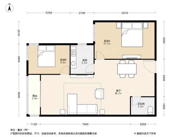 同仁园户型图