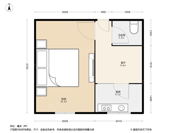 蓟门北里户型图