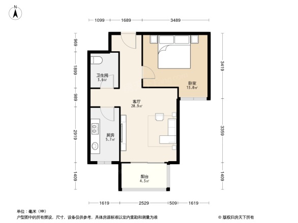 天泰苑A8区户型图