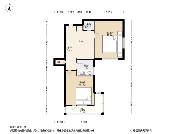 新外大街21号院户型图