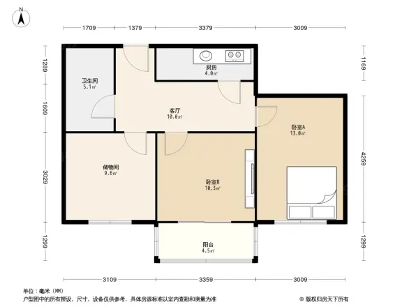 芍药居9号院户型图