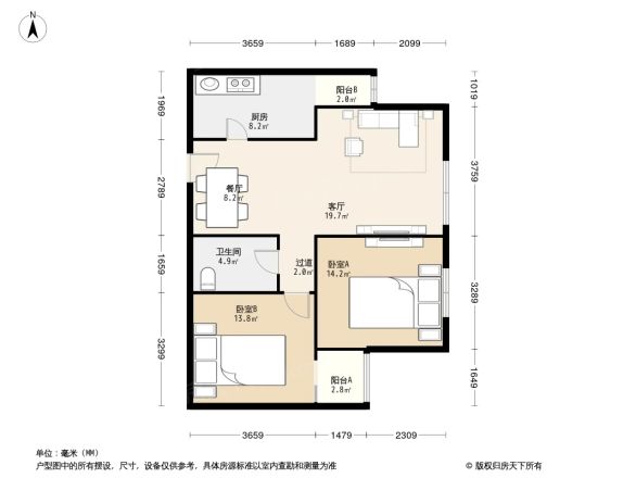 和谐雅园户型图