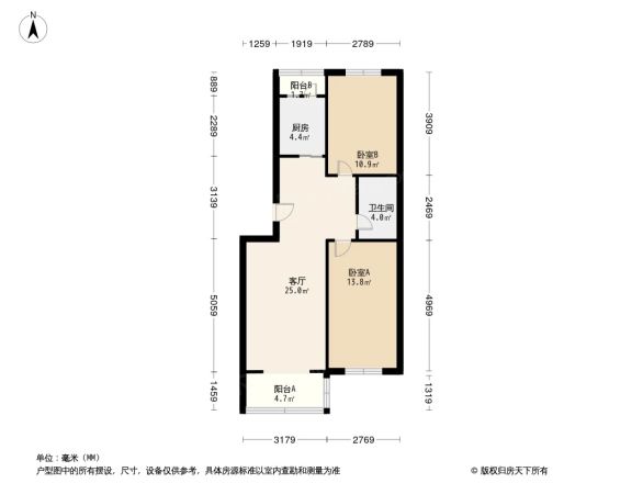 北潞冠家园户型图