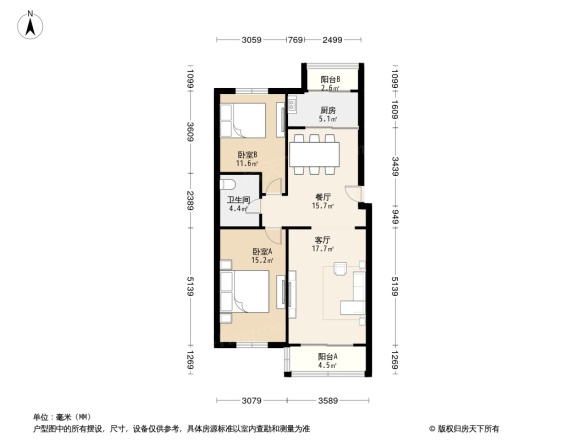 幸福西区户型图