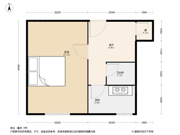 翠微路平台村户型图
