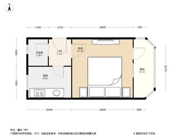 和平街东里户型图