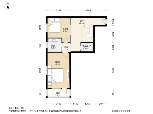 垂杨柳北里户型图
