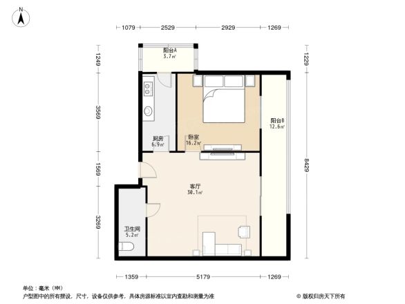 卢沟桥南里甲八号院户型图