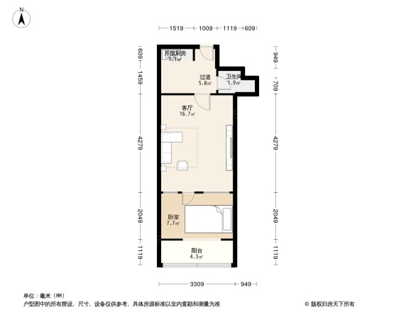 北营房西里户型图