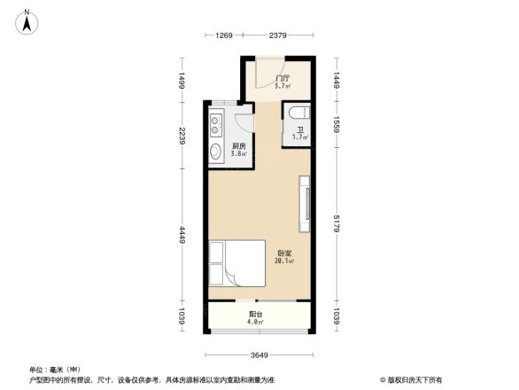 金家村1号院户型图