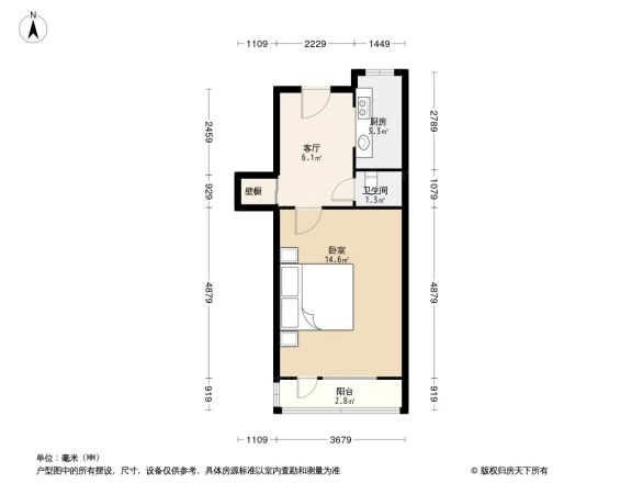 小马厂西里户型图