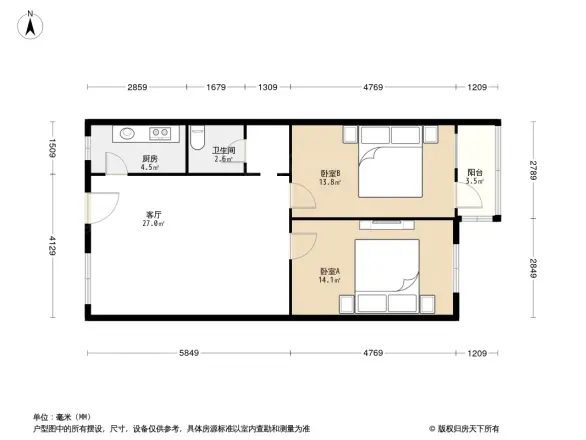 芍药居9号院户型图