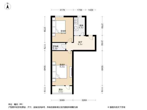 白纸坊西街6号院户型图