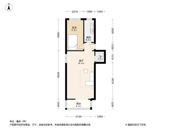 双花园西里户型图