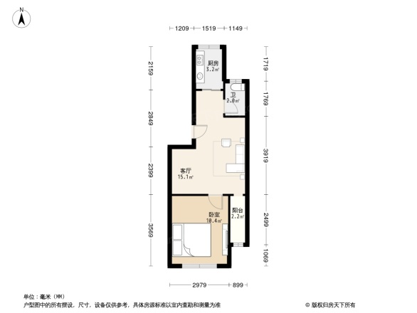 梨园东里户型图
