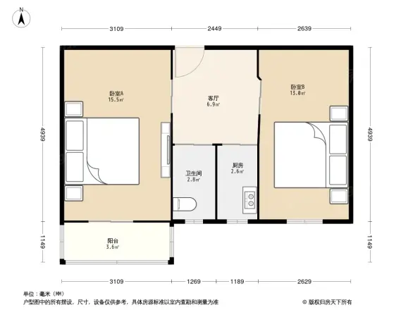 岭南路26号院户型图