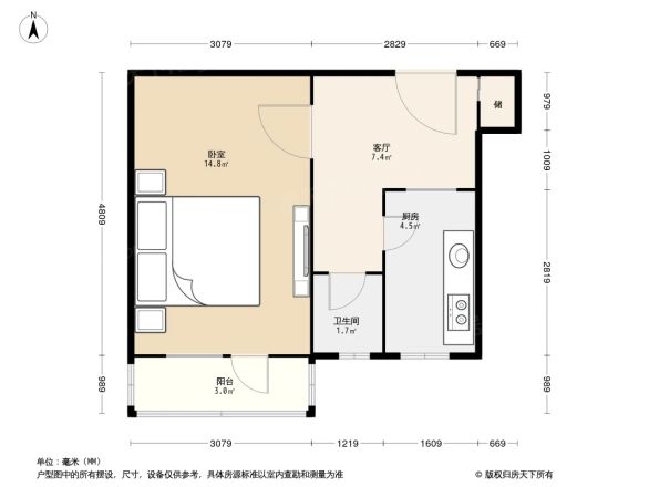 月坛北街25号户型图