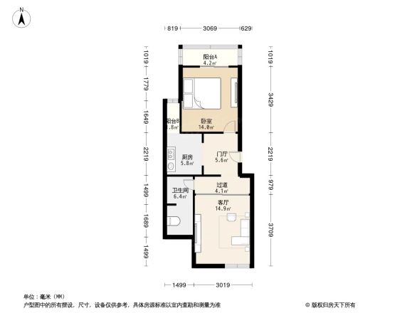 学士居户型图