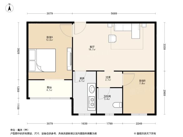 昌盛园四区户型图
