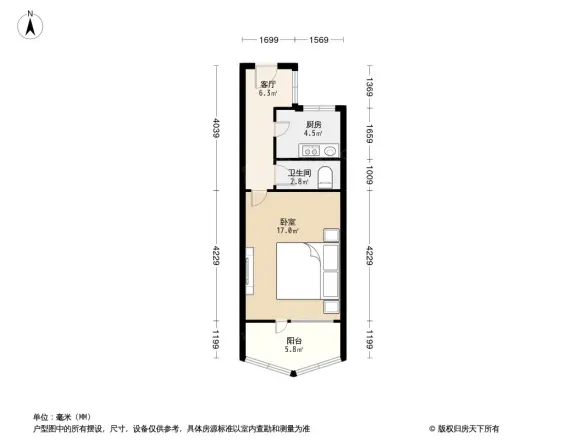六铺炕三区户型图