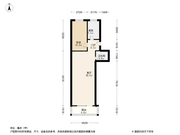 华威北里户型图