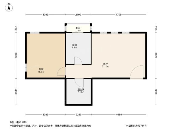 亦庄北岸户型图