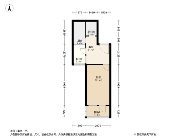 阳光北里户型图