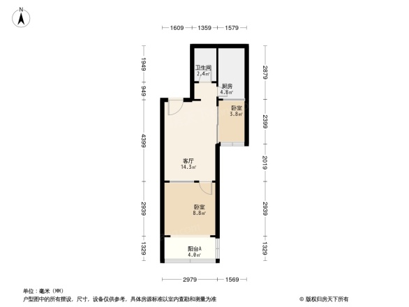 阳光北里户型图