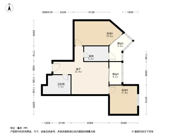角门15号院户型图