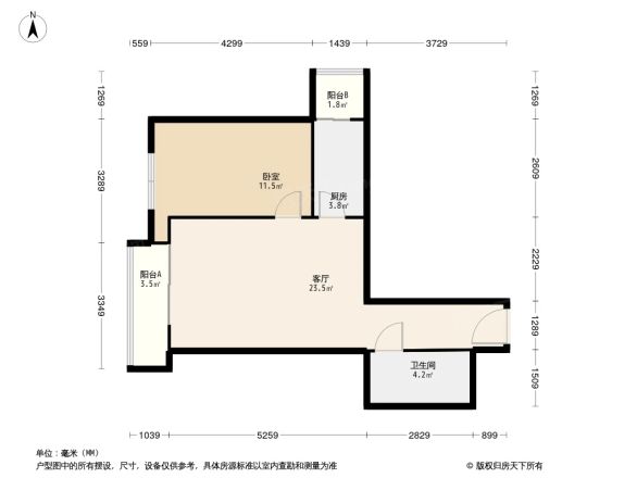 领地OFFICE户型图