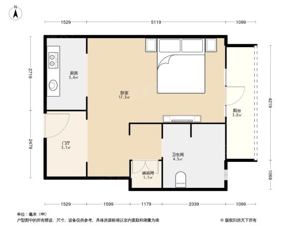 月亮城堡户型图