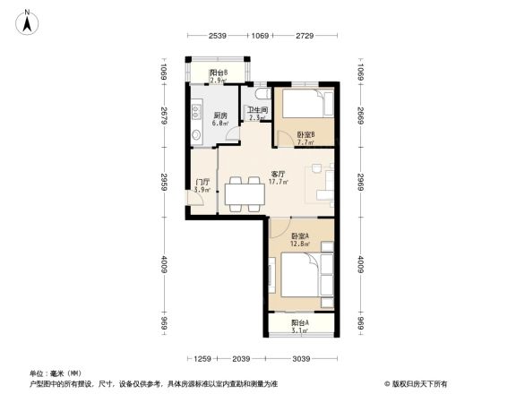 昌盛园四区户型图