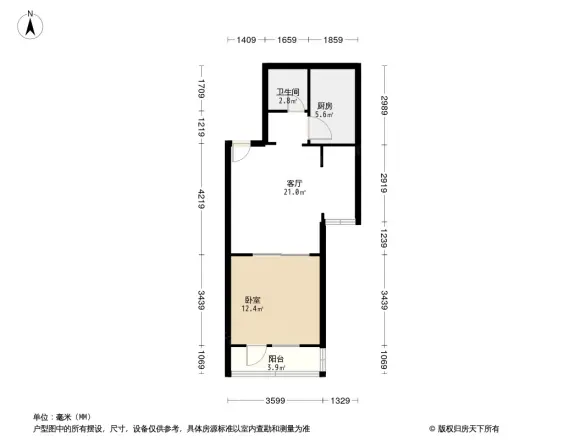 阳光北里户型图