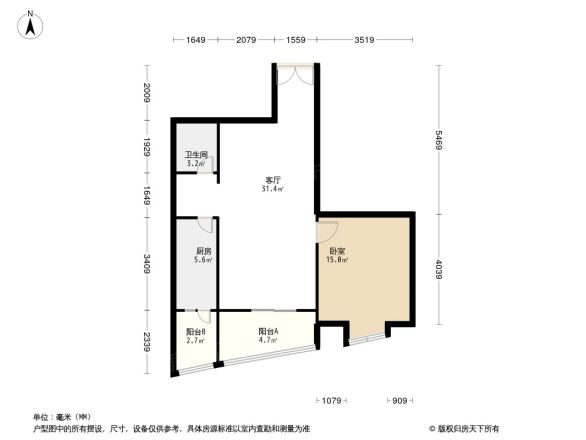 领地OFFICE户型图