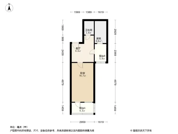 阳光北里户型图