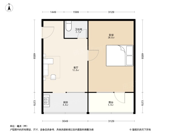 红莲中里户型图