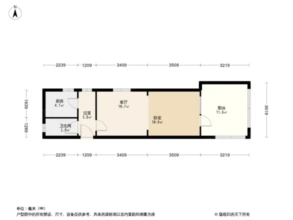 西罗园一区户型图