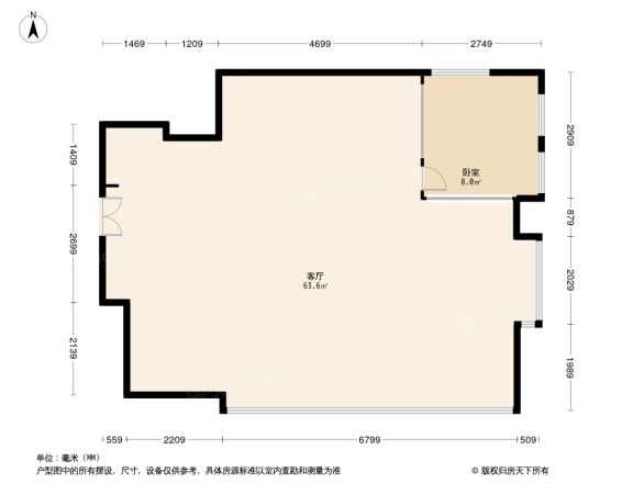 领地OFFICE户型图
