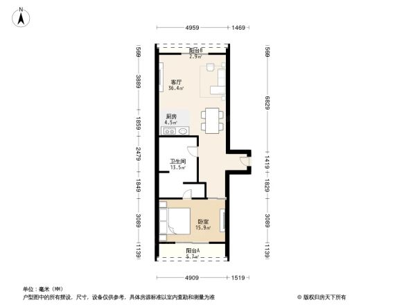 月亮城堡户型图