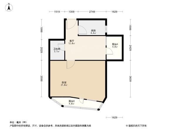 阳光北里户型图