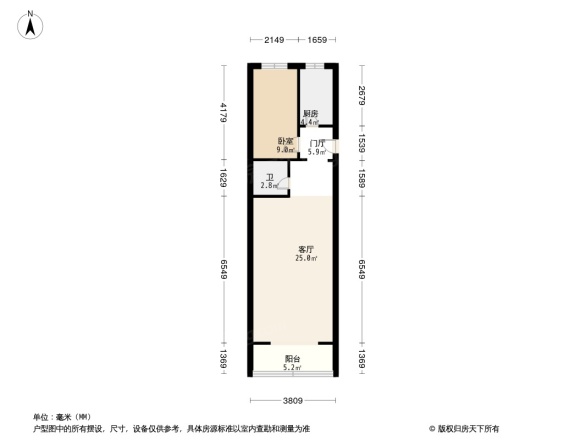 华威北里户型图