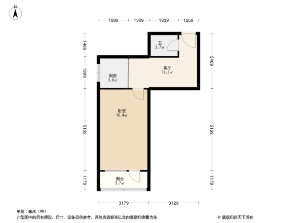 磨房北里户型图